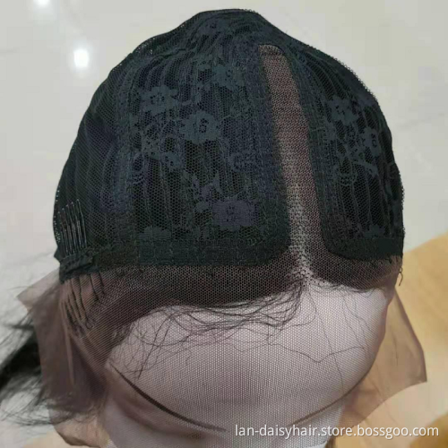 LAN DAISY wigs human short hair lace front for women  Lace Human Hair Wigs